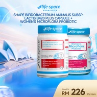 Life-Space Women’s Microflora Probiotic+ LIFE-SPACE SHAPE BIFIDOBACTERIUM LACTIS B420 PLUS CAPSULE