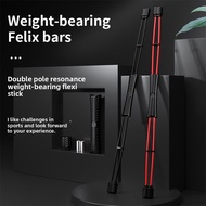 Flex Bar Fitness Bar - Elastic Vibration Bar for Core Strength & Muscle Toning Home Gym