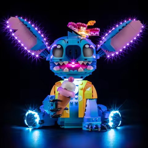 Lighting Set For LEGO Stitch 43249 Not Include Building Block (Only Led Light Kit)