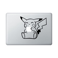 Sticker Aksesoris Laptop Apple Macbook Pokemon Eat Apple
