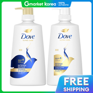 Dove | Dove Shampoo Intense Repair Shampoo 680ml + Conditioner 660ml