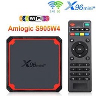 X96mini+ S905W4 安卓9.0電視機頂盒2.4G+5G 智能播放器 雙頻WiFi網絡播放器25571