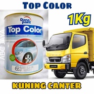 (JAWA-BALI) Cat Danapaint Top Color 4563 Dakar Yellow BMW 1Kg Kuning Canter Truk Truck Duco Duko Oto