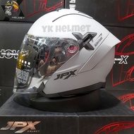 JPX Nova Solid Grey Doff Helmet JPX half face Helmet