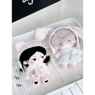 20cm Baby Clothes 20cm Non-Attribute Cotton Doll Baby Clothes Set Doll Dress-up Replaceable Clothes 