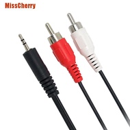 MissCherry❦ 1.2M 3.9 Feet 3.5Mm Plug Jack To 2Rca Male Audio Cable Splitter Phone To Speaker
