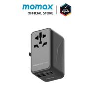 หัวแปลงปลั๊กไฟ Momax รุ่น 1-World I Dreamer PD 100W GaN 4 ports + AC Travel Adapter by Vgadz