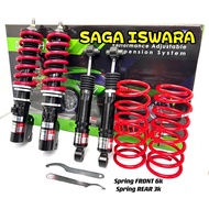 SAGA ISWARA ADJUSTABLE HI LOW BODY SHIFT D7 JAPAN / SAGA2 LMST LMSS SE ABSORBER AND SPRING