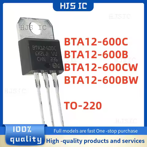 10PCS NEW BTA12-600B BTA12600B BTA12-600C BTA12600C BTA12-600BW BTA12600BW BTA12-600CW BTA12600CW TO
