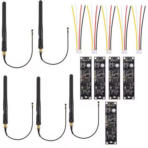 Wireless Controller PCB Module 2 in 1 Transmitter Receiver 2.4G ISM DMX 512 For Stage Light Built-in