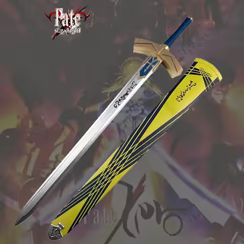 Fate Stay Night Sword Sets Victory Holy Sword Saber Weapon The Sword in the Stone 1:1 Cosplay Model