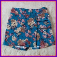 ☜    PerfectFeelByZen High Waist Skort for Woman for Women Palda Shorts Overlap Korean Black White