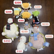 Jellycat 公仔 夾心餅 檸檬 樹蛙 雪人 烏龜