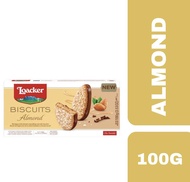 Loacker Biscuits Almond 100g++ล็อคเกอร์ บิสกิต อัลมอนด์100กรัม