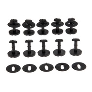 Mtsooning 10PCS Car Floor Mat Lock Clips, Anti-Slip Fixing Retainers, Black Carpet Clamps Buckles Re
