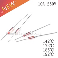 5Pcs/lot TF Thermal Fuse RY 10A 250V  Series Metal shell Fuses 142/172/185/192 centigrade 250V 10A R