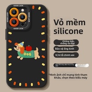 YOUSIDUN | Ốp Lưng Silicone Mềm cho iPhone 16 Pro Max Thiết Kế Chó Xúc Xích