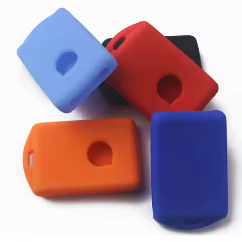 Car Key Cover Silicone Case Protection Shell Skin Key Case Keychain Accessories for Volvo XC60 XC40 