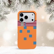 Squares and lines The 2-in-1 detachable phone case for iphone17/16/15/14/13/12/11 Pro Max Plus featu