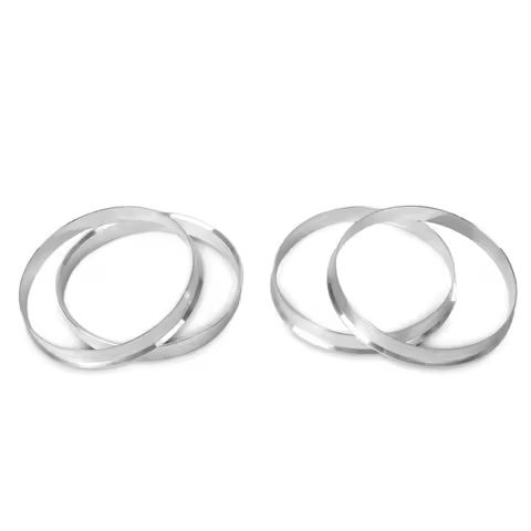 CITALL Car 4pcs Aluminum Hub Rings 74.1 TO 72.6 Hub Centric Rings Wheel Bore ID=72.6mm OD=74.1mm For