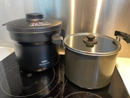 膳魔師 Thermos kbj-4500 真空保溫燜燒鍋 4.3L 黑色