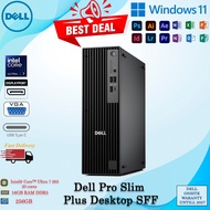 (Used PC) Dell Pro Slim Plus Desktop SFF \ Intel Core Utra 7 Processor \ 16GB Ram DDR5 \ 256GB SSD