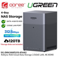 UGREEN NASync 8-Core DH4300 Plus Network 4-Bay Hard Drive HDD NAS Cloud Storage Backup 8GB RAM 2.5Gb