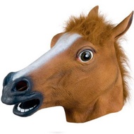 Halloween Dog and Horse Headgear Black Horse Horse Head Mask Unicorn Mask Funny and Quirky Props CST