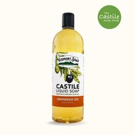 The Castile Soap Shop | Castile Liquid Soap | Lemongrass Zen | 1L | Vegan | For all Skin Types