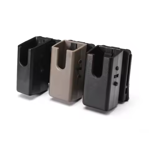Hot Tactical Airsoft AR10 AR15 M4 M16 AK47 HK416 G17 G19 1pcs 360 Degree Rotating Pistol Magazine Po