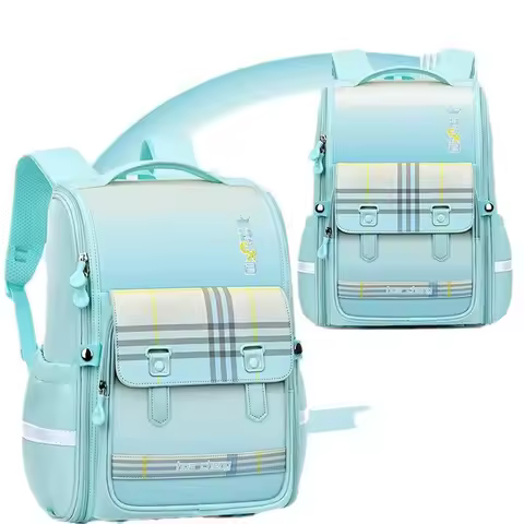 British style elementary school bag lightweight boy's backpack primary school bag children's bag for