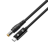 1.5M/4.9FT Type-C male head to DC 5.5*2.5MM PD notebook fast charging cable,USB-C to 5525 65W Power 
