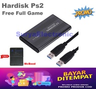 Hardisk external PS2 full game random Free memori card/McBoot + kabel usb