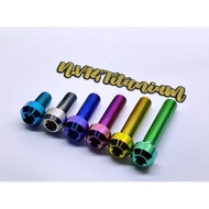 Titanium BOLT M8 TITANIUM DRAT BOLT 12 GR5 GRADE 5 SMALL HEAD