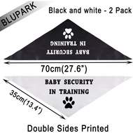 Funny Dog Bandana Baby Security in Training Triangle Printed Bibs Pet Scarf (Baby Security in Traini