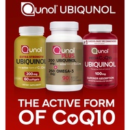 Qunol Ubiquinol 100 mg 200 mg | Qunol Plus, Extra Strength, Mega Coq10