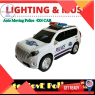 Children Toys Auto Moving Police Car 4BY4 with Music and Light