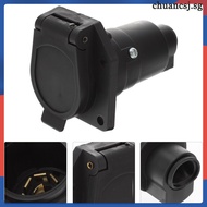 12V 7 Pin Round Trailer Plug 7 Way Socket Adapter Wiring Connector for