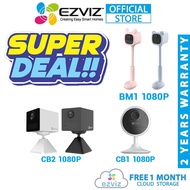 Super Deal EZVIZ CB2 BM1 1080P FHD 2MP Wi-Fi Smart Home Battery Night Vision Two Way Talk Indoor Sec