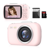 Komery G7A Entry - level Camera Gift Set for Girls, 64MP, 18X Digital ZoomDual - camera, WiFi Transf