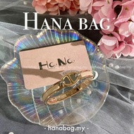 【Awinbag】Pig nose bracelet women's gold beige holiday gift