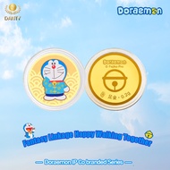 【DANTY】Doraemon Gold Coin (0.2gram) 999/24K Pure Gold—New product limited time discount