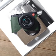 適用機型Leica D-Lux8 手掌紋皮革相機底座皮套