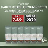 [PAKET RESELLER SUNSCREEN : ISI 6 8 & 12 PCS] Kahf Sunscreen All Series Bright Fresh & Acne Calming 