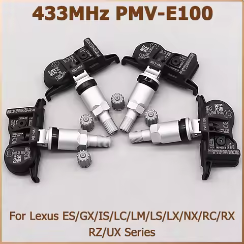 433MHz PMV-E100 PMVE100 TPMS Sensor For Lexus ES GX IS LC LM LS LX NX RC RX RZ UX Series Wheel Tire 