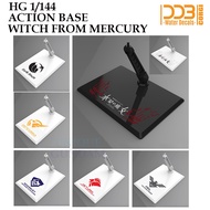 [DDB CORGI] ACTION BASE RG HG 1/144 witch from Mercury DISPLAY STAND WFM GUNDAM MODEL KIT TOOLS