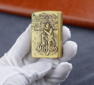 Bật Lửa Zippo Gas Đá Marl.Boro ( Xài Gas ) Hộp Quẹt Gas Đá