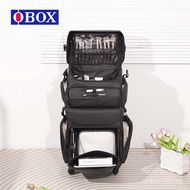 Big Trolley Makeup Retro Style Bag Armorer Embroidered Cosmetic Bag Toolbox and Capacity Nylon Multi