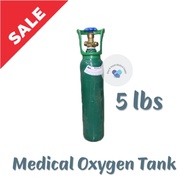 5lbs Medical Oxygen Tank with Full Content Ready to Use Oxygen Tank with Content medical oxygen for 