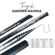 Joran Tegek Maguro Maxima 330 420 450 Cm Carbon Fishing Rod Joran